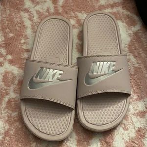 Nike slip on sandals